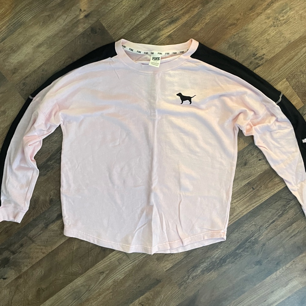 Pink sweat shirt large   Light weight